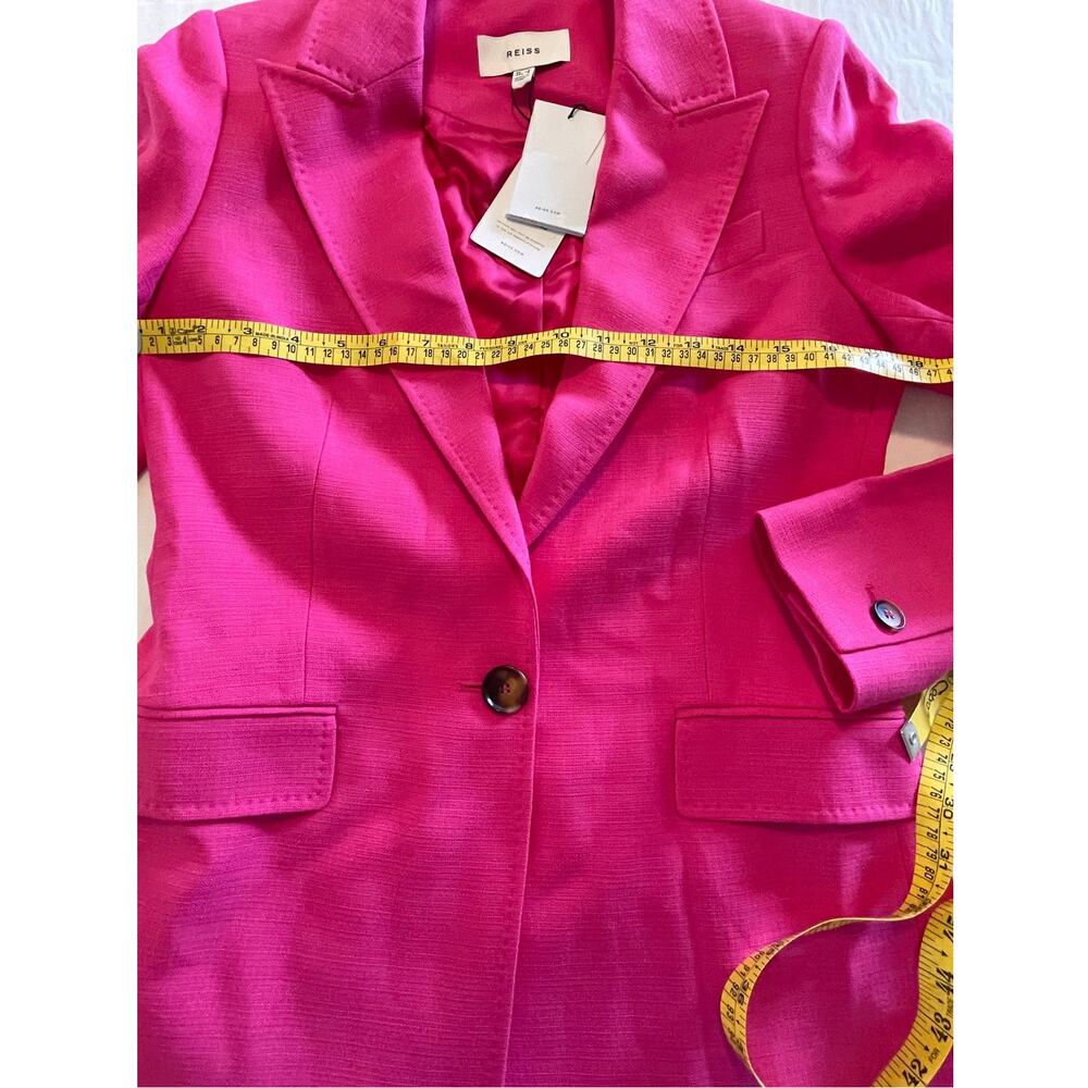REISS Hewey Single Button Blazer NWT Size 2 - Picture 14 of 16